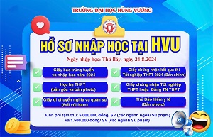 Hướng dẫn thủ tục nhập học cho thí sinh đã trúng tuyển đại học chính quy năm 2024